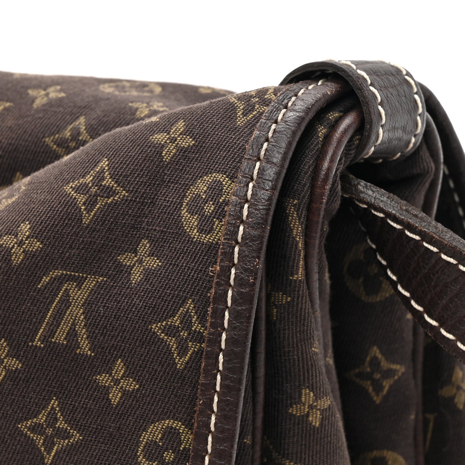 Louis Vuitton Monogram Mini Lin Saumur Ebene 16 of 17