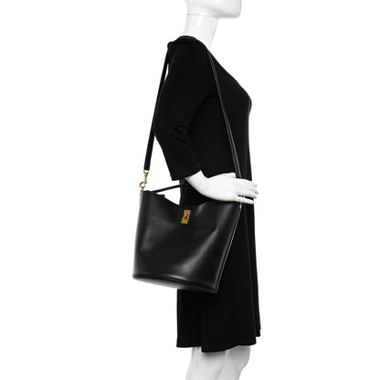 Celine Smooth Calfskin Bucket 16 Bag Black 2 of 9