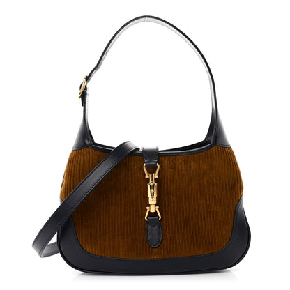 Gucci Corduroy Small Jackie 1961 Hobo New Mud Blue 1 of 10