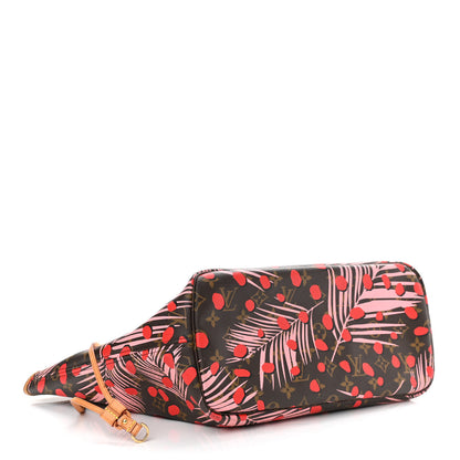 Louis Vuitton Monogram Jungle Dots Neo Neverfull MM Sugar Pink Poppy 4 of 19