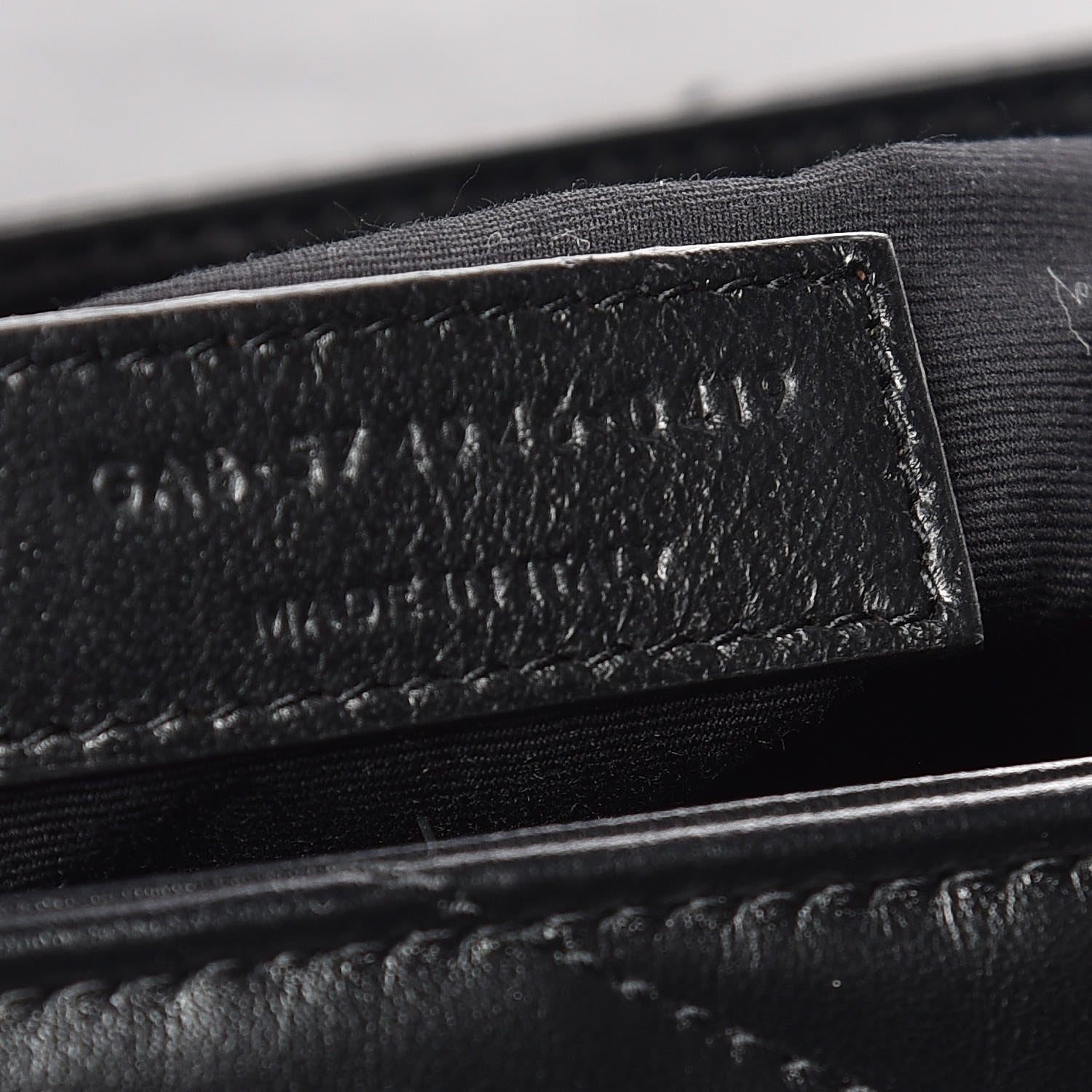 Saint Laurent Calfskin Y Quilted Monogram Medium Loulou Chain Satchel Black 7 of 10