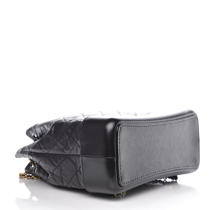 Chanel Aged Calfskin Quilted Gabrielle Backpack Black 4 of 11