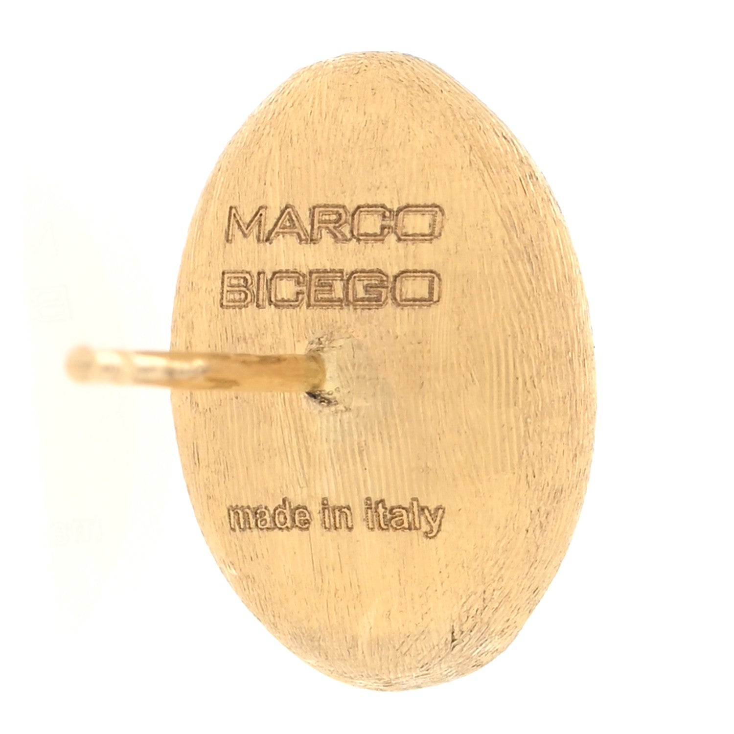 Marco Bicego 18K Yellow Gold Large Siviglia Stud Earrings 4 of 4