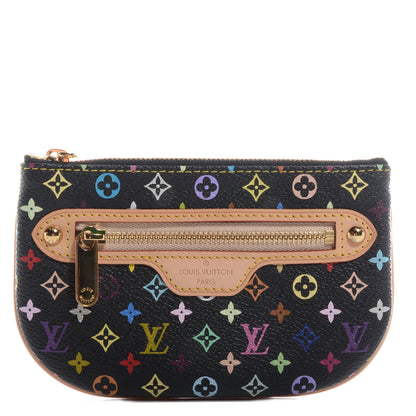 Louis Vuitton Monogram Multicolor Pochette Plate MM Black 1 of 7
