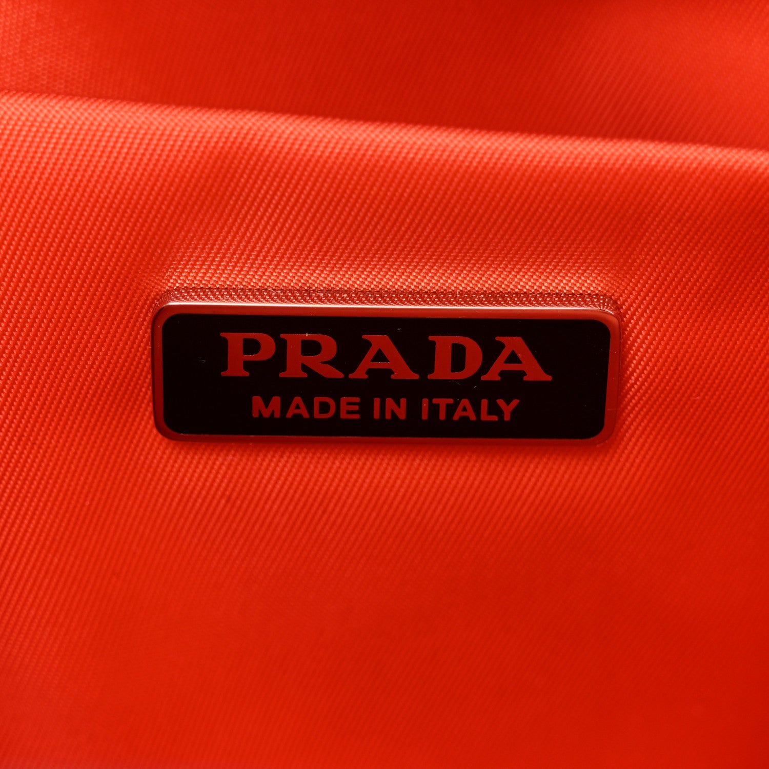 Prada Tessuto Nylon Pocket Wristlet Pouch Mimetico Black 6 of 6