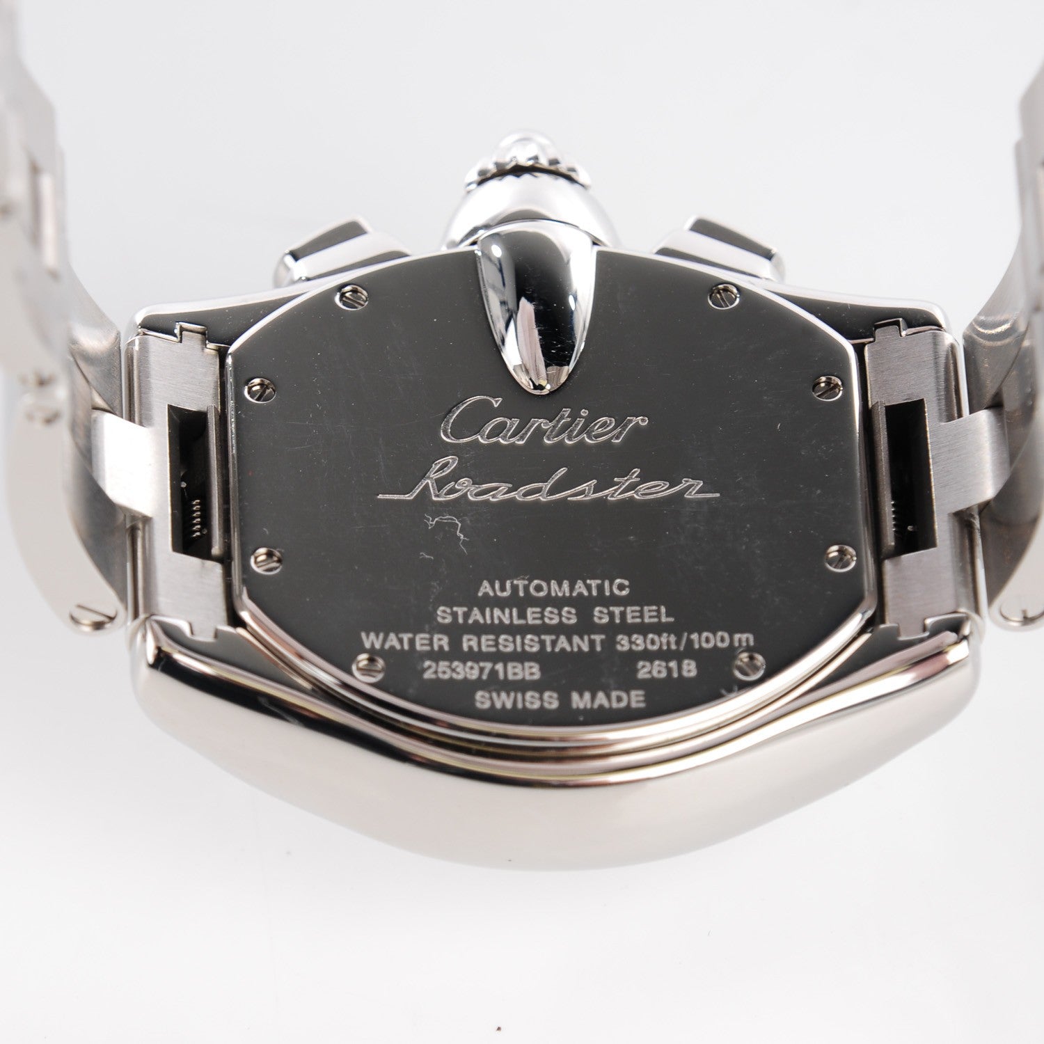 Cartier Stainless Steel 42mm Roadster Chronograph Automatic Watch 8 of 8