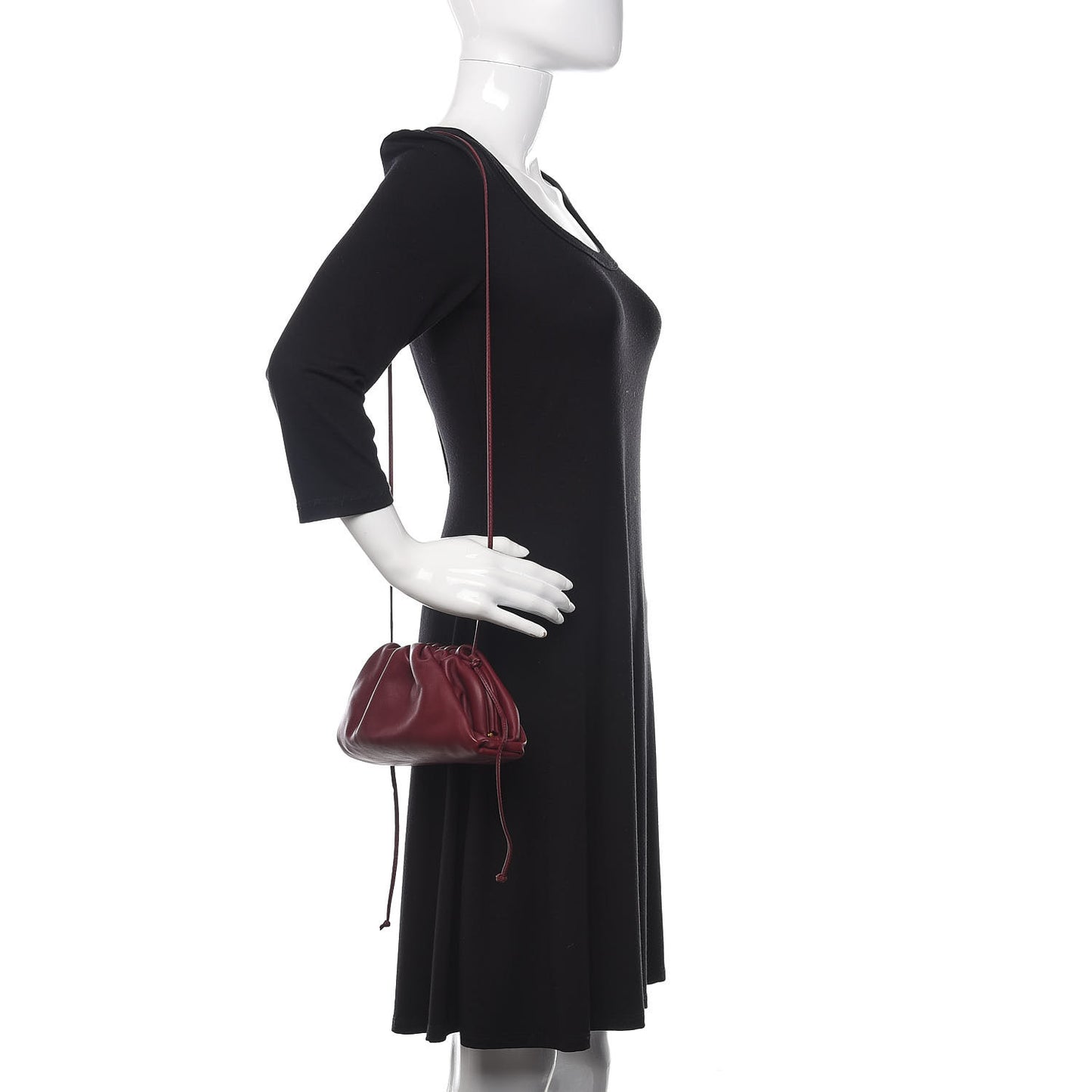 Butter Calfskin The Mini Pouch Bordeaux