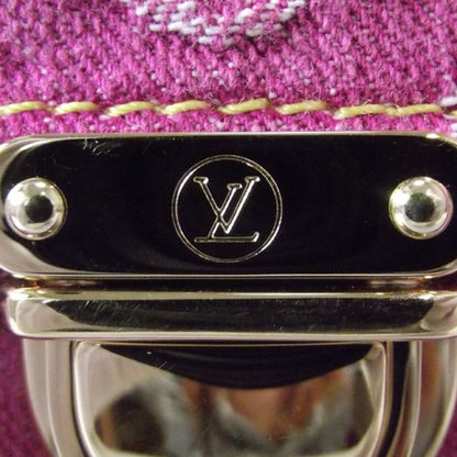 Louis Vuitton Denim Baggy GM Fuchsia 10 of 14