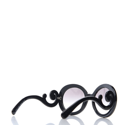 Prada Baroque Sunglasses SPR 27N Black 4 of 8