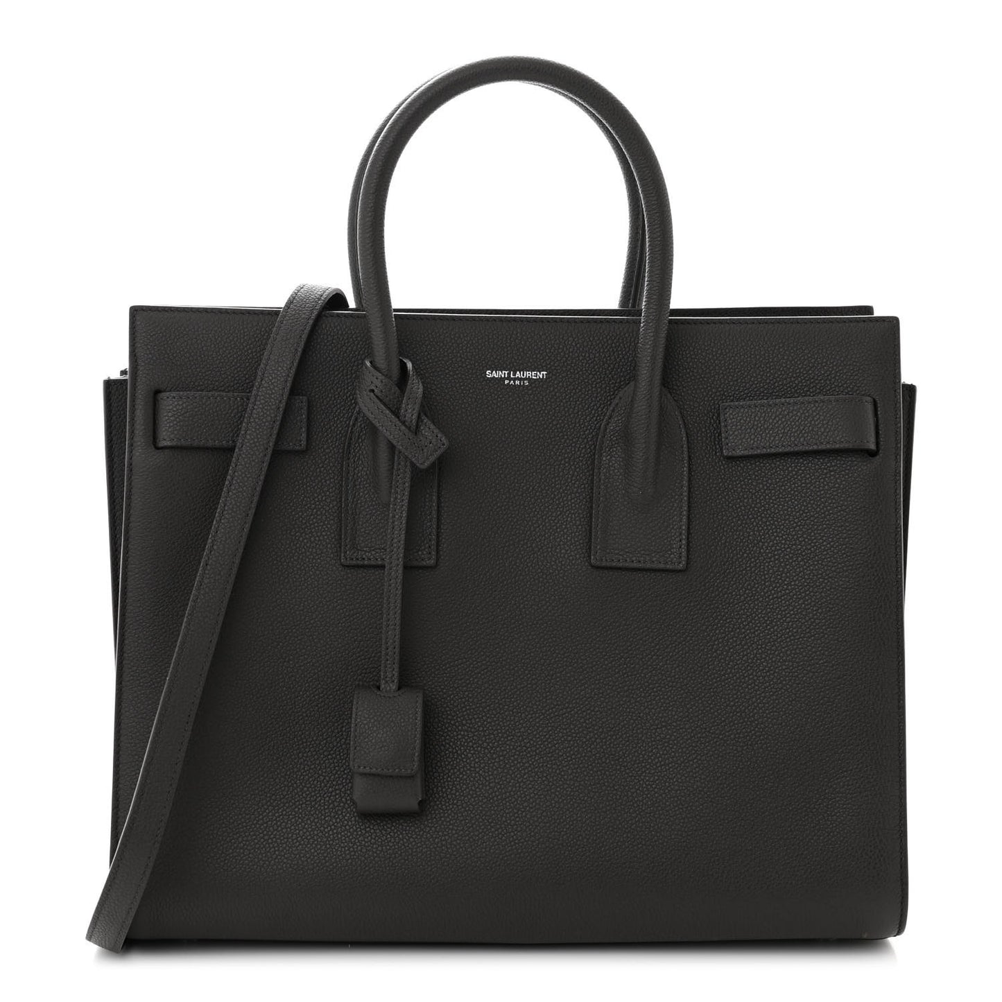 Grained Calfskin Small Sac De Jour Fog
