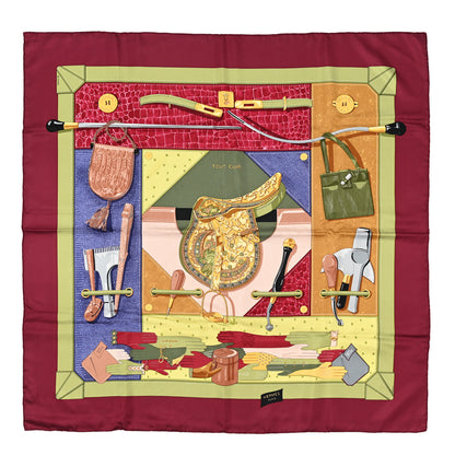 Hermes Silk Tout Cuir Scarf 90 1 of 5