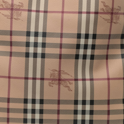 Burberry Haymarket Check Small Canterbury Tote Chocolate 9 of 11