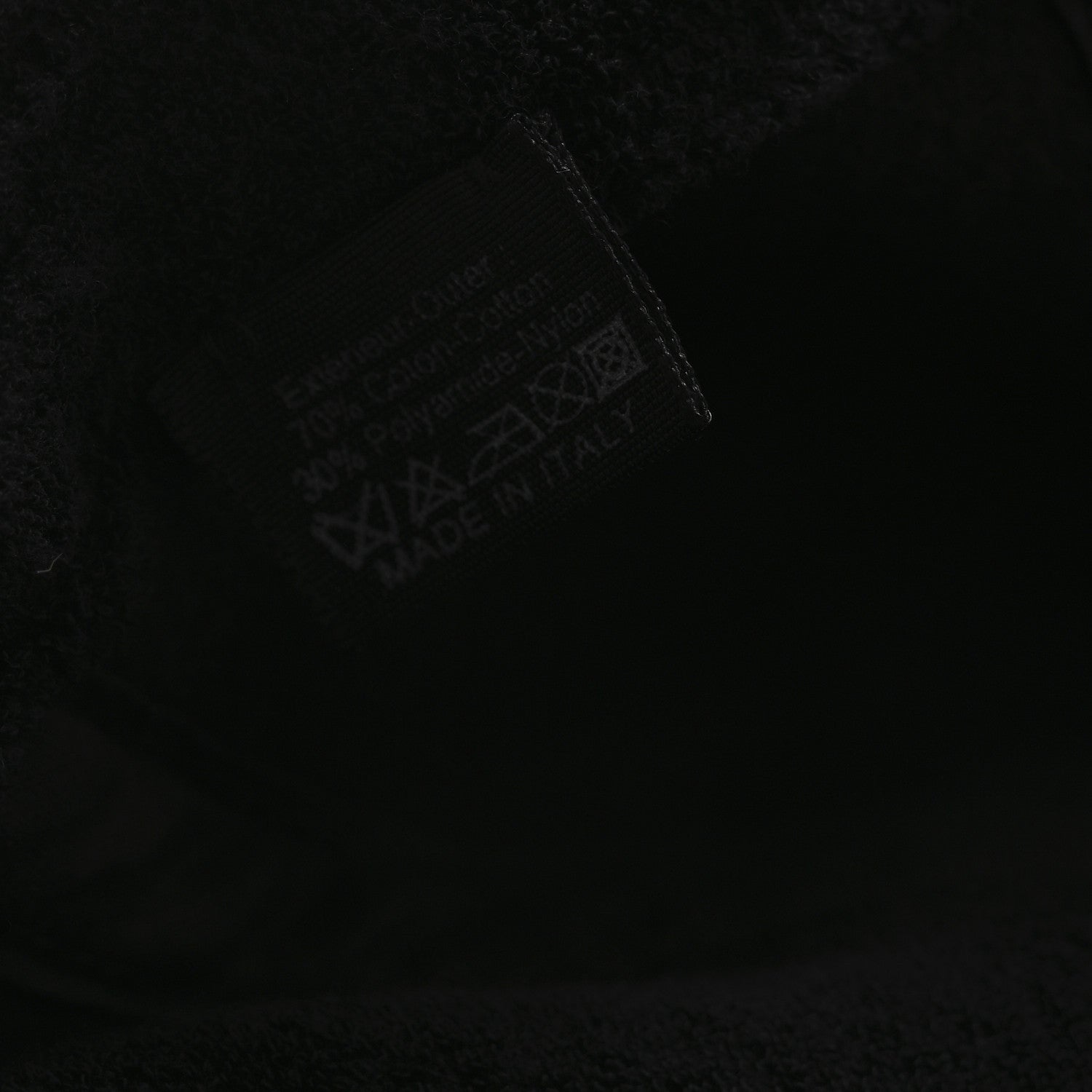 Chanel Terry Cotton CC Logo Hat Cap M Black 9 of 11