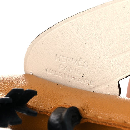 Hermes Milo Lambskin Grigri Rodeo Pegase Horse Bag Charm PM Sesame Black Nata 3 of 5