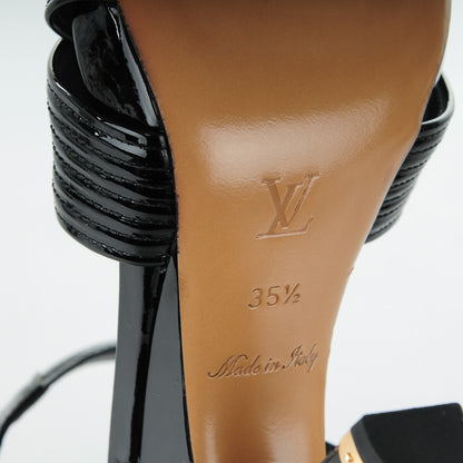 Louis Vuitton Cambronne Cross Sandal 35.5 Black 6 of 7