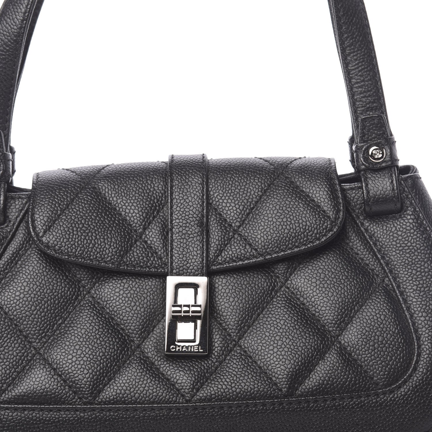 Chanel Caviar Quilted Small Mademoiselle Flap Bag Black 8 of 11