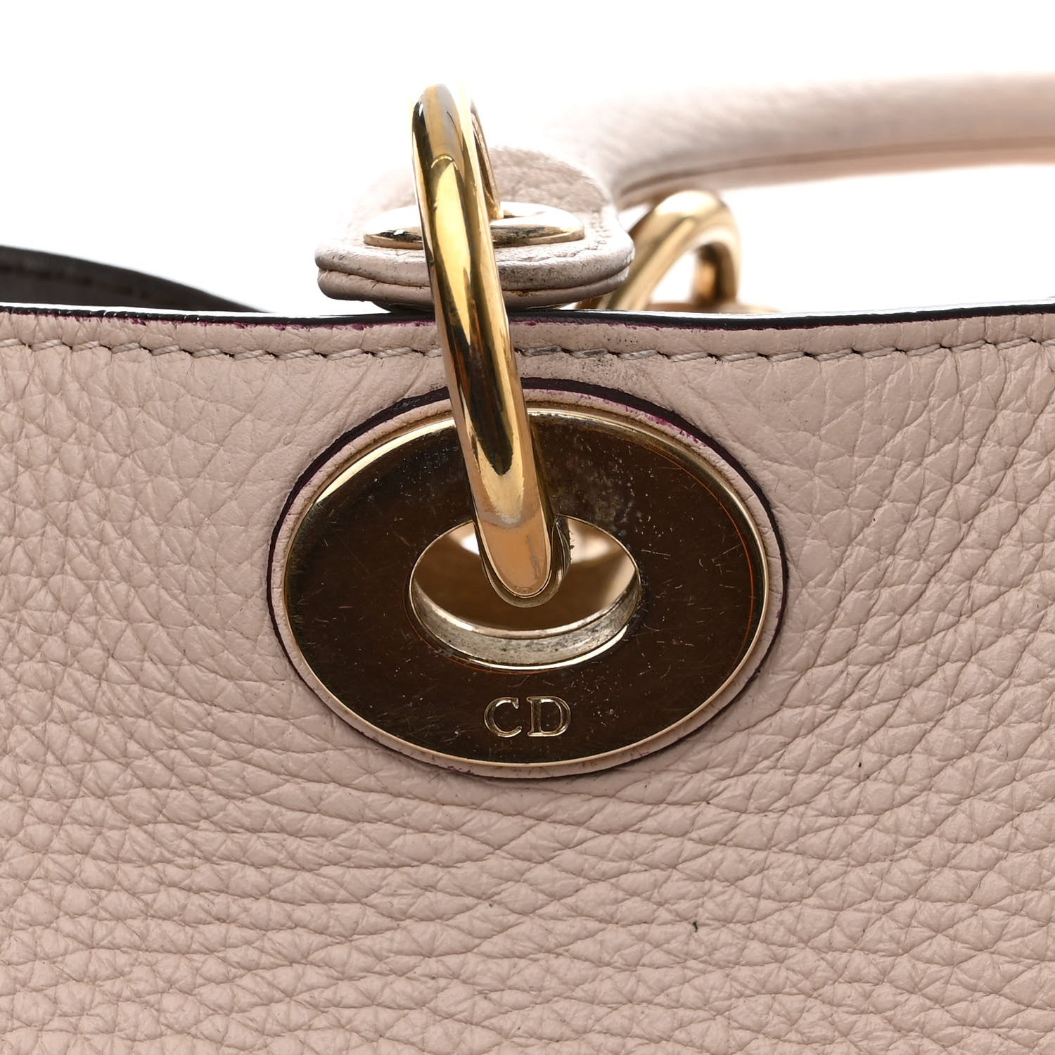 Christian Dior Bullcalf Large Diorissimo Tote Rose Poudre 15 of 19