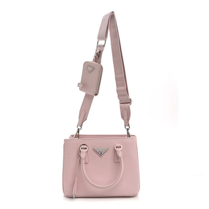 Prada Saffiano Lux Micro Galleria Shoulder Bag Alabastro 1 of 9