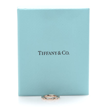 Tiffany 18K Rose Gold Diamond Bezet Band Ring 47 4 5 of 5