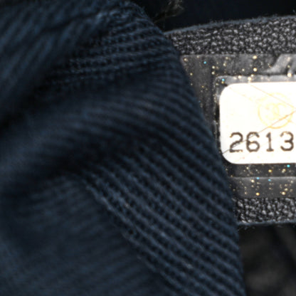 Chanel Denim Large Deauville Tote Blue Orange 7 of 10