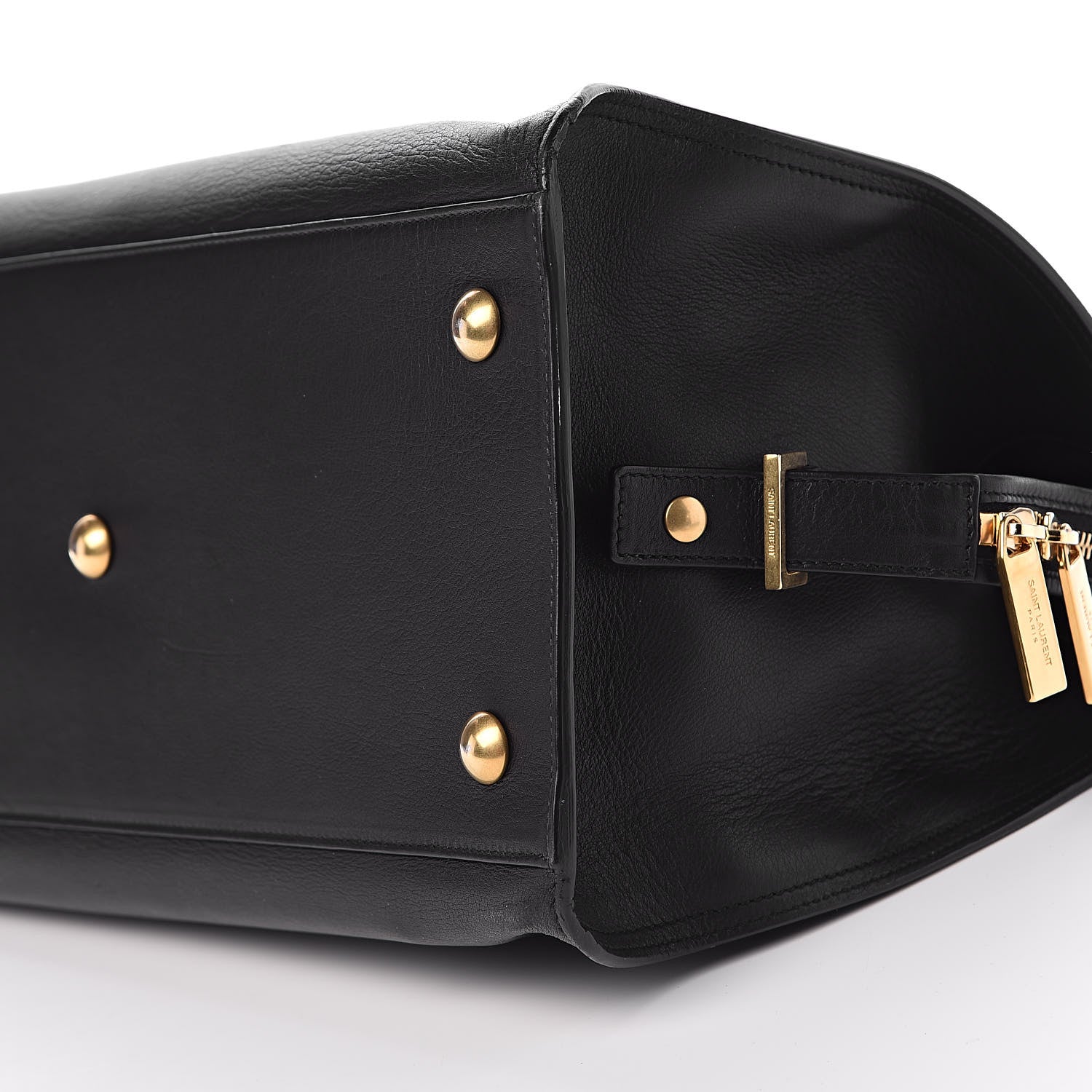 Saint Laurent Calfskin Medium Classic Y Cabas Black 10 of 11