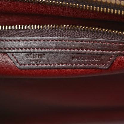 Celine Satin Calfskin Mini Tri-Color Luggage Purple Orchid 6 of 13
