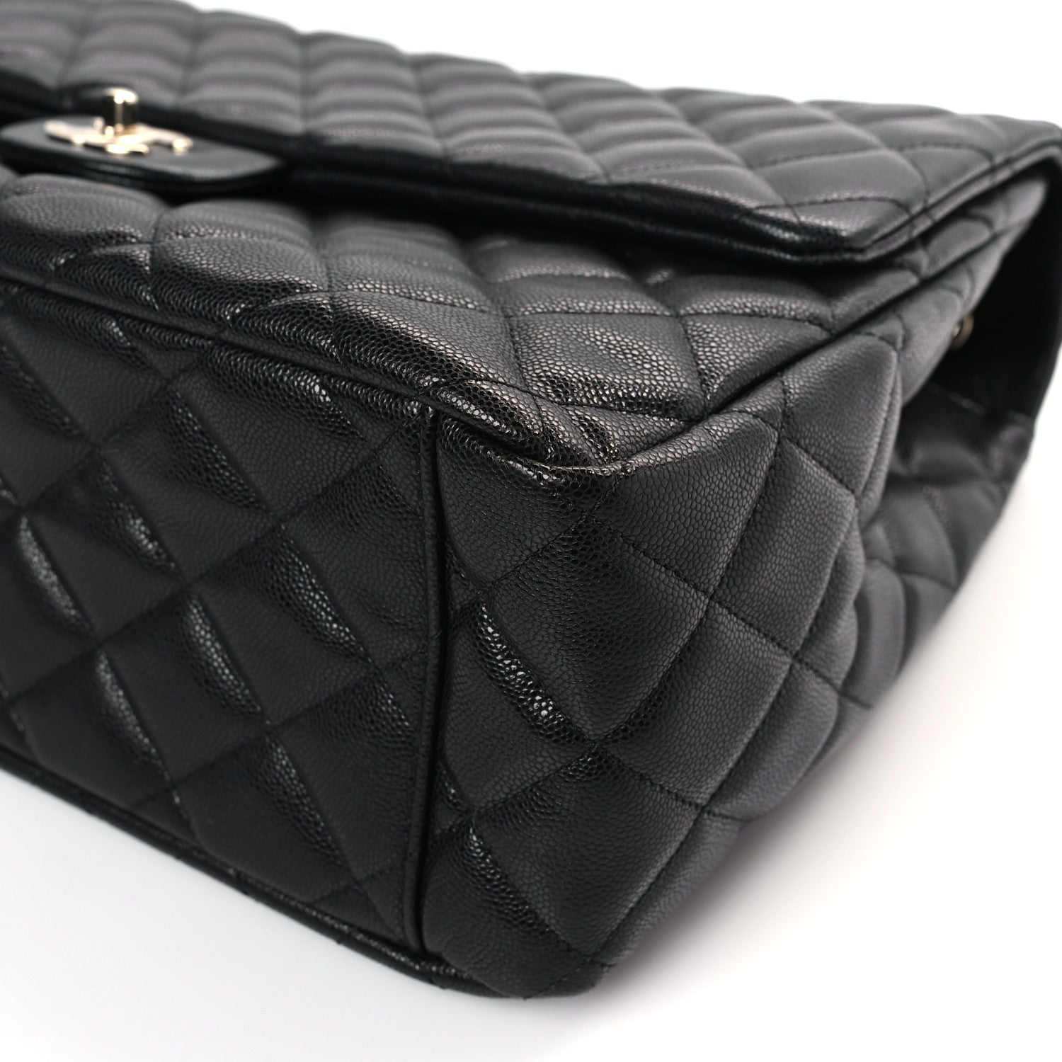 Chanel Caviar Quilted XXL Travel Flap Bag Black 9 of 9