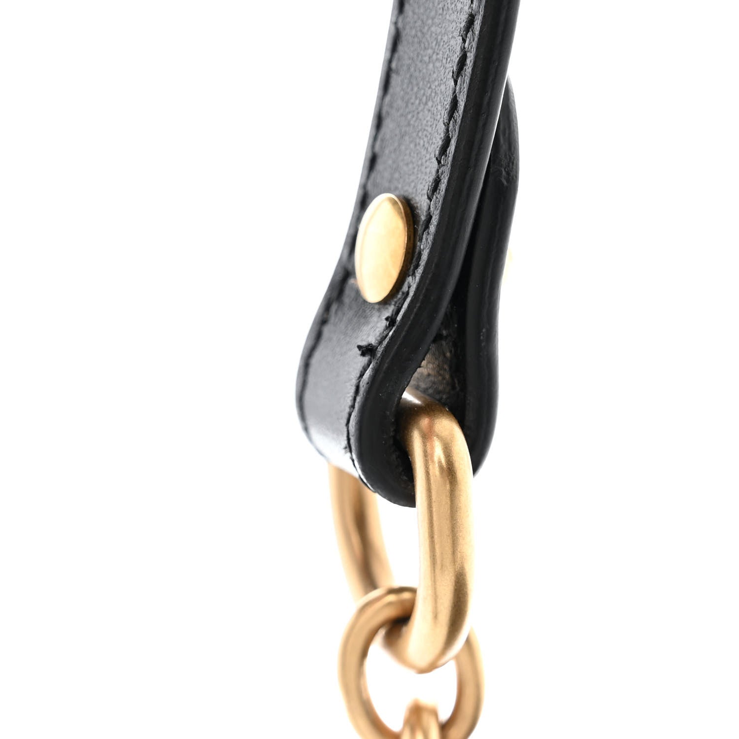 Gucci Calfskin Matelasse Mini GG Marmont Chain Shoulder Bag Black 11 of 11