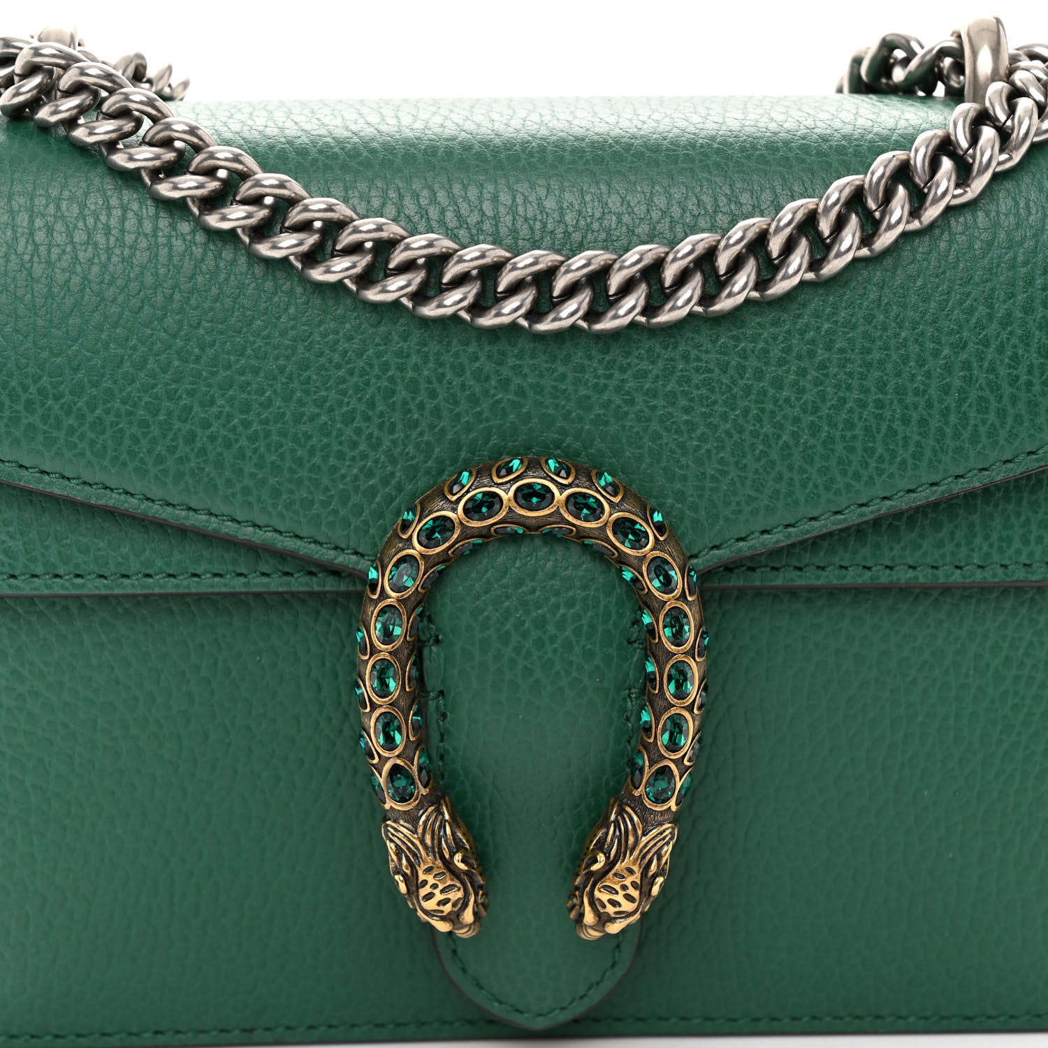 Gucci Calfskin Mini Dionysus Shoulder Bag Emerald 8 of 11
