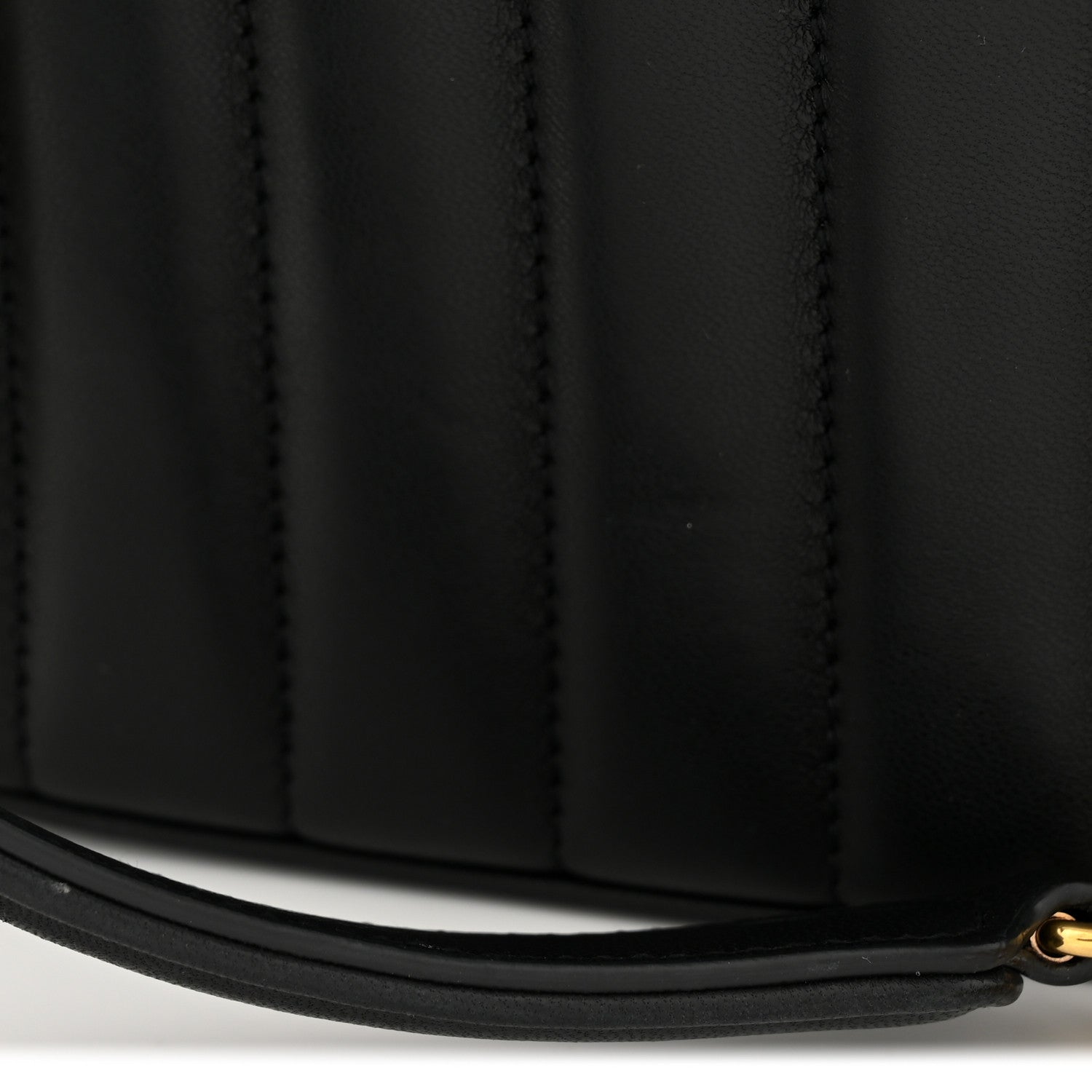 Saint Laurent Lambskin Matelasse Monogram Small Vicky Chain Bag Black 13 of 15