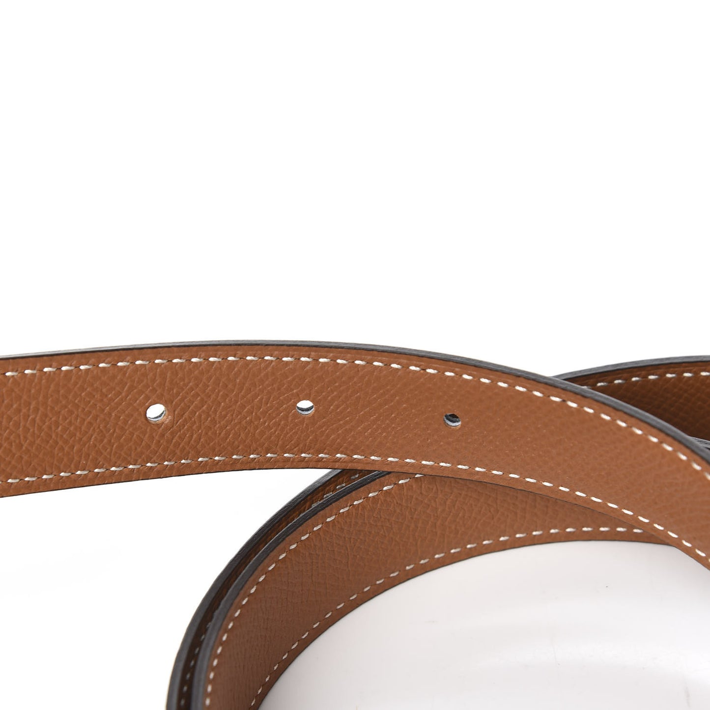 Swift Epsom 24mm Mini Constance H Belt 85 Black Gold