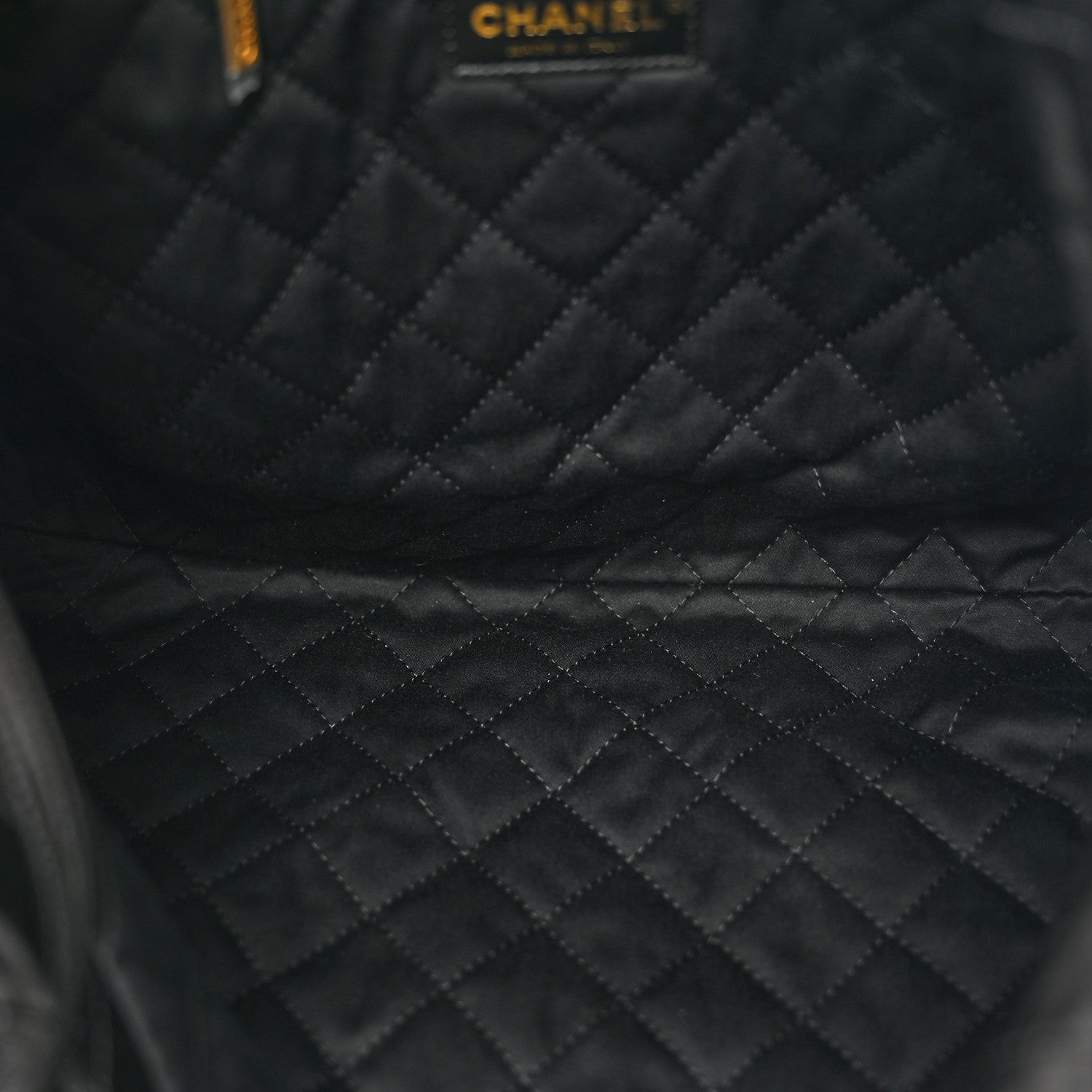 Chanel Shiny Calfskin Quilted Chanel 22 Black 6 of 12