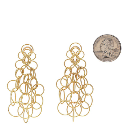 Buccellati 18K Yellow Gold Hawaii Drop Earrings 2 of 4