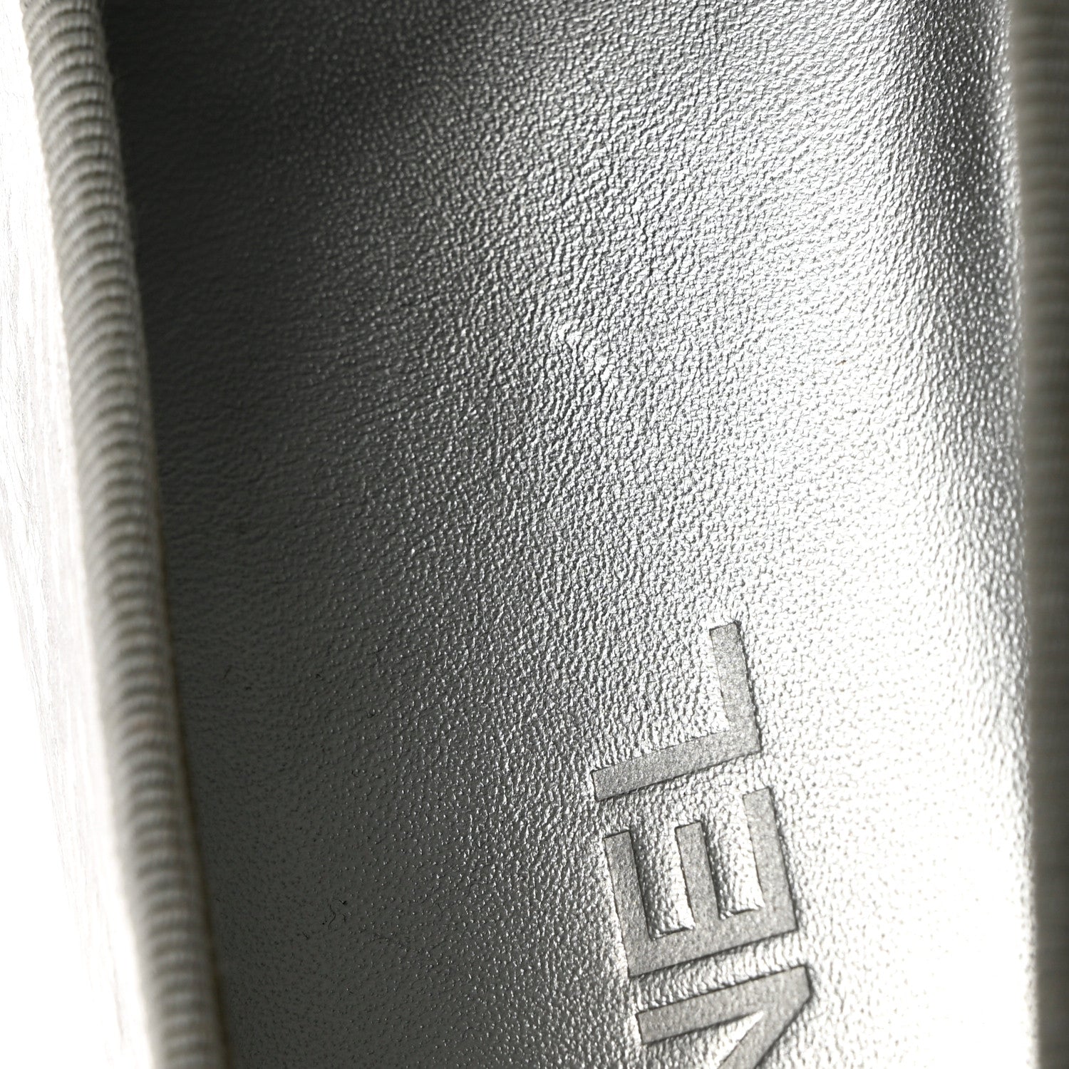 Chanel Metallic Aged Calfskin Cap Toe CC Ballerina Flats 40.5 Silver 14 of 15