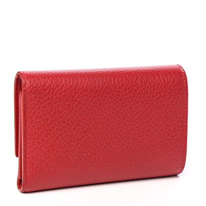 Louis Vuitton Taurillon Capucines Compact Wallet Rubis 2 of 8