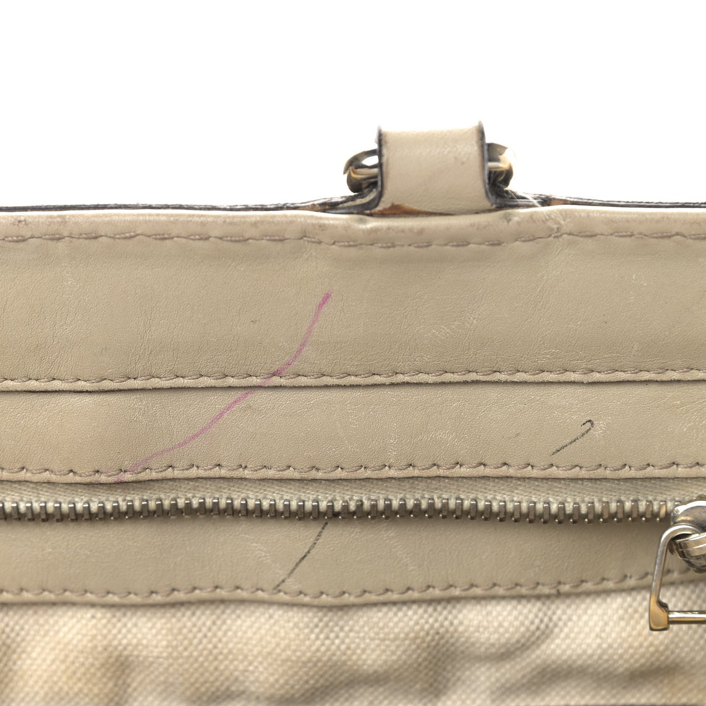 Monogram Medium Mayfair Tote Off White