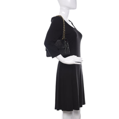 Chanel Lambskin Quilted Small Double Flap Black 2 of 11
