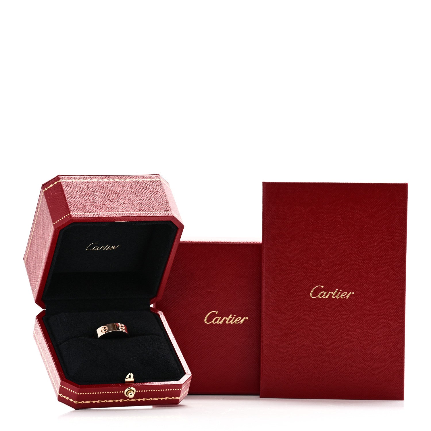 Cartier 18K Pink Gold 5.5mm LOVE Ring 56 7.75 5 of 5