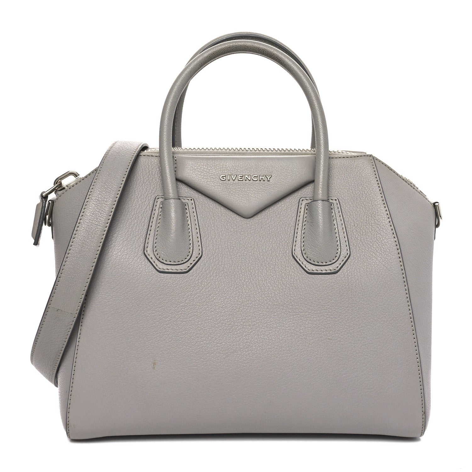 Givenchy Sugar Goatskin Small Antigona Pearl Grey 1 of 13