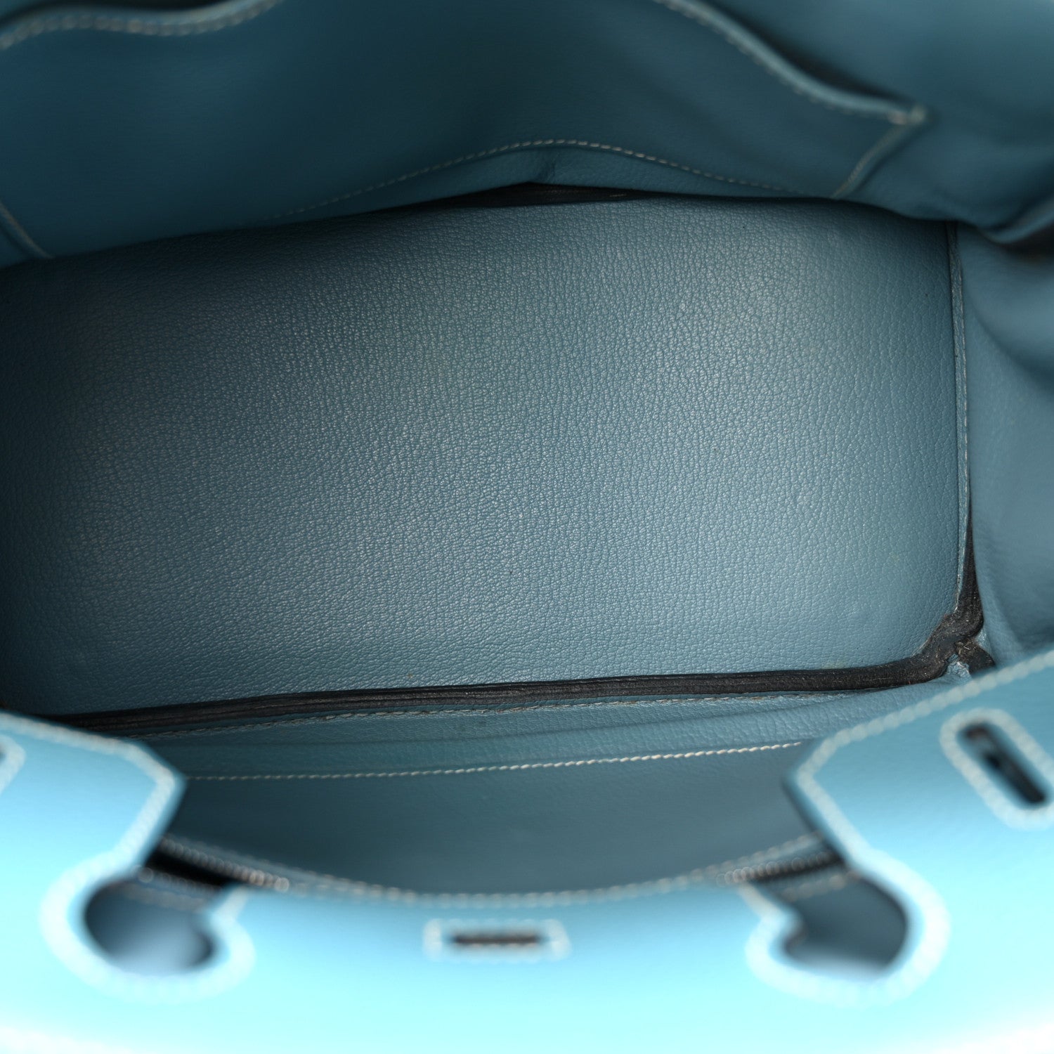 Hermes Togo Birkin 30 Blue Jean 5 of 13