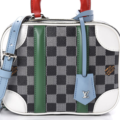 Louis Vuitton Damier Valisette BB Black White 9 of 10