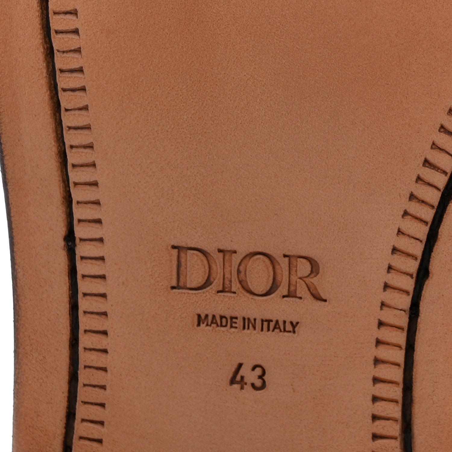 Christian Dior Calfskin Mens Derby Evidence Shoes 43 Black 10 of 10