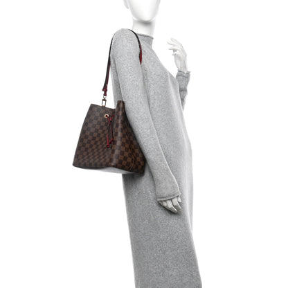 Louis Vuitton Damier Ebene Neonoe MM Cherry Berry 2 of 9