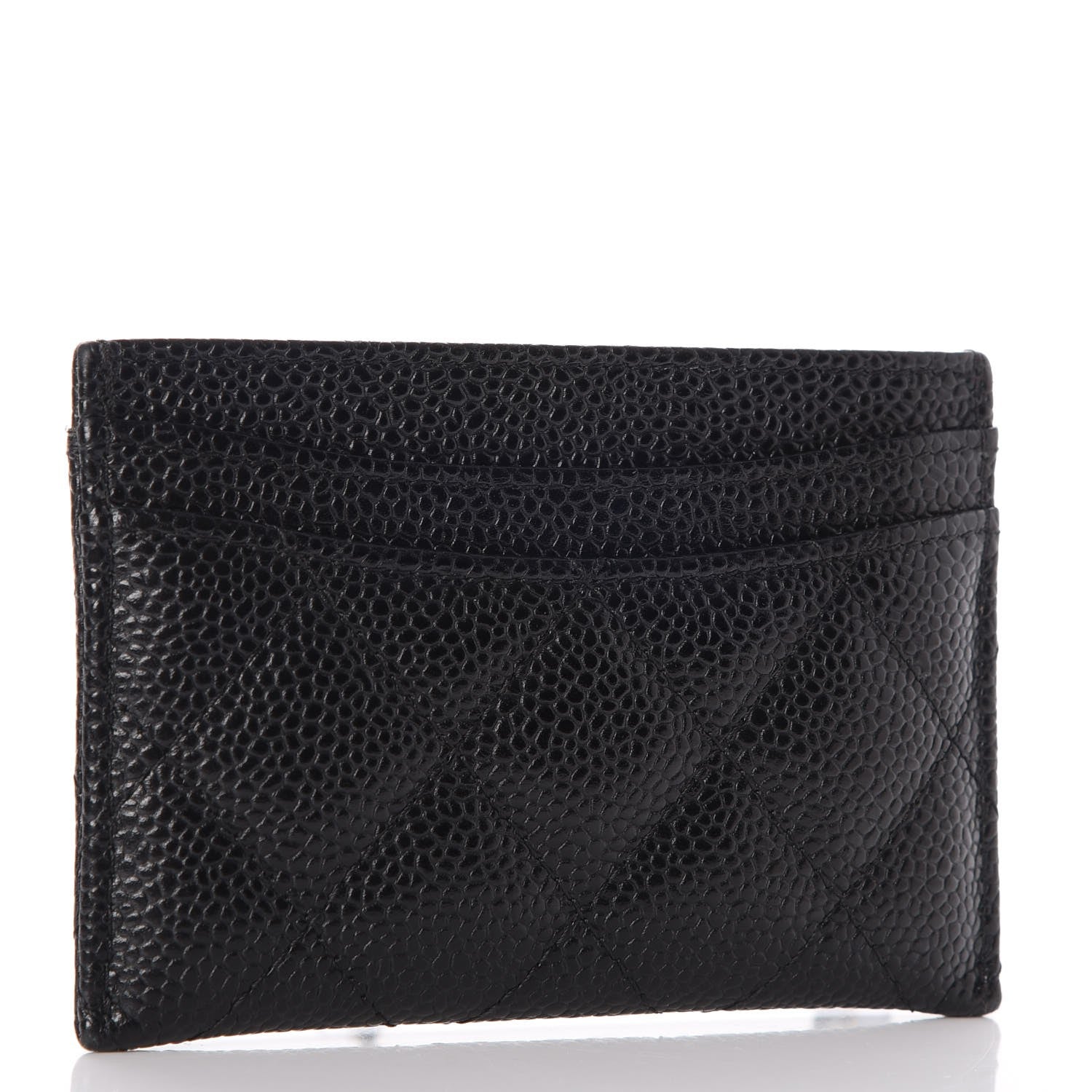 Chanel Caviar Quilted Card Holder Black 3 of 9