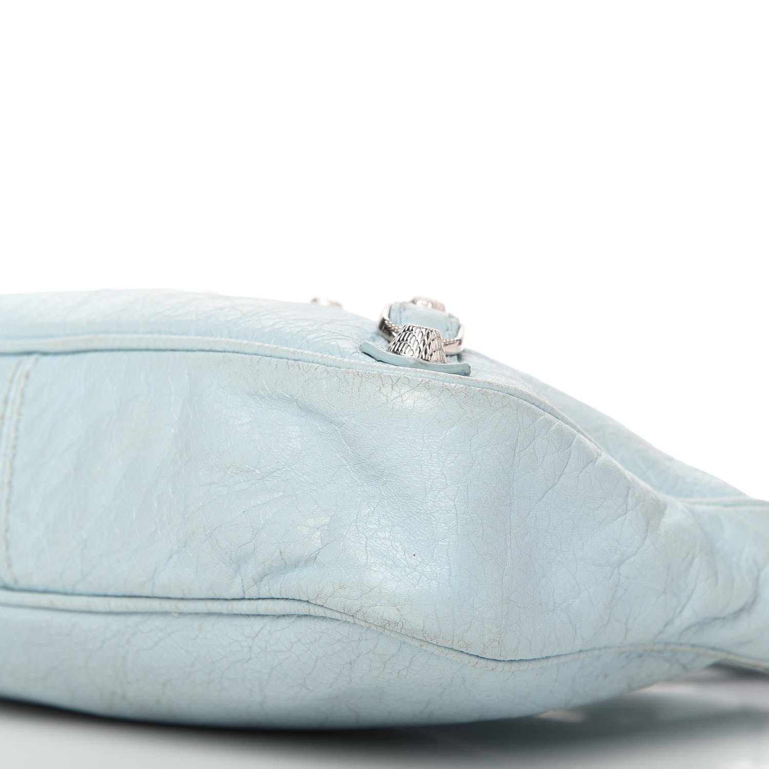 Balenciaga Agneau Giant 12 Silver Hardware Hip Bleu Dragee 11 of 16