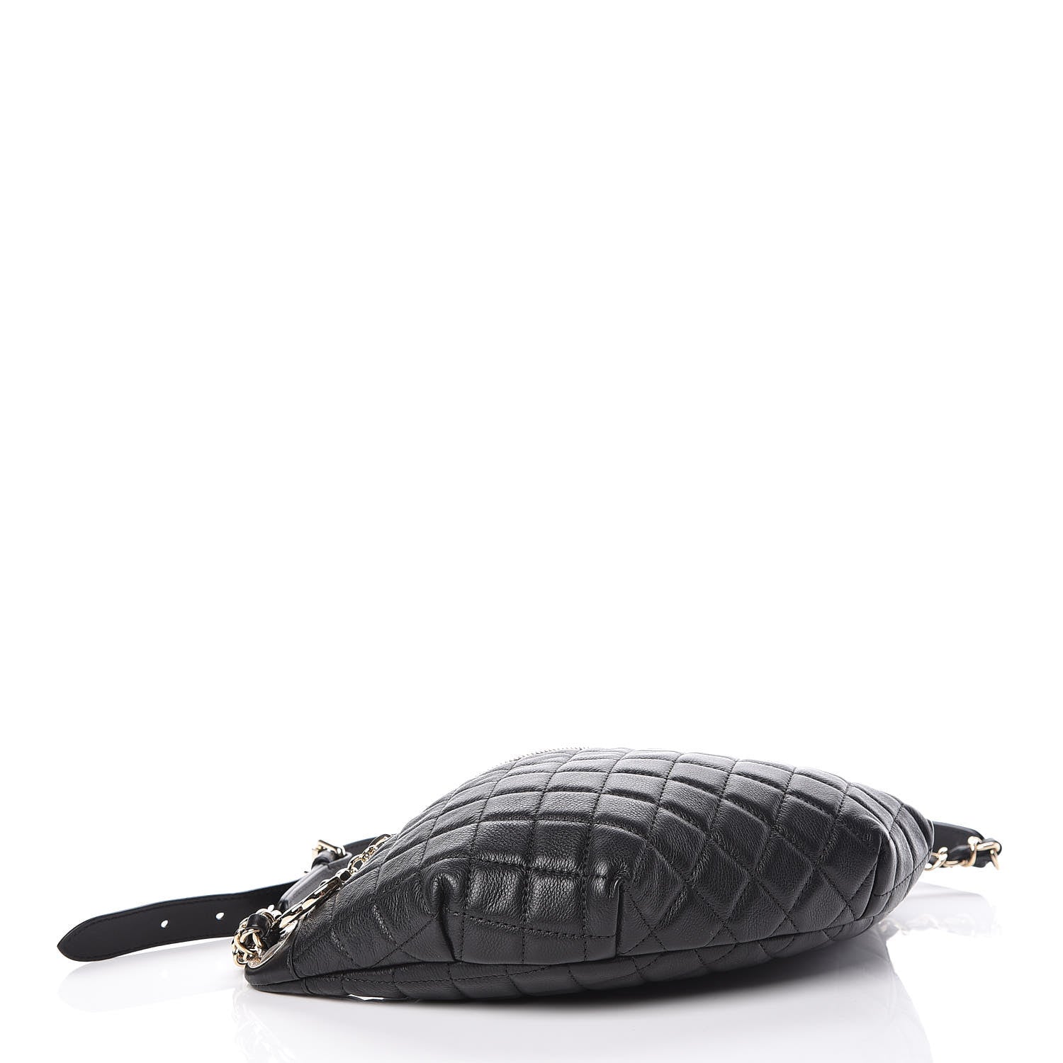 Chanel Calfskin Quilted Belt Me Up Waist Bag Black 4 of 11