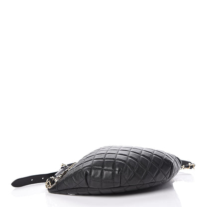 Chanel Calfskin Quilted Belt Me Up Waist Bag Black 4 of 11