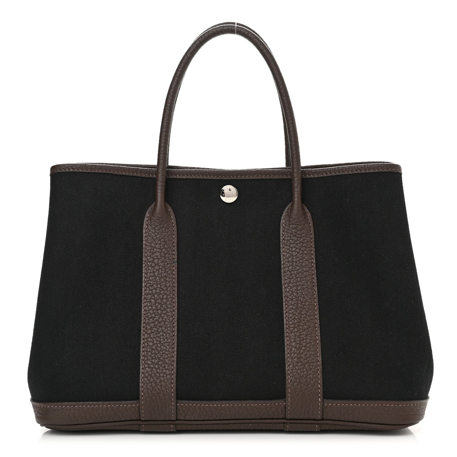 Hermes Toile Negonda Garden Party 30 TPM Black Chocolate 1 of 11