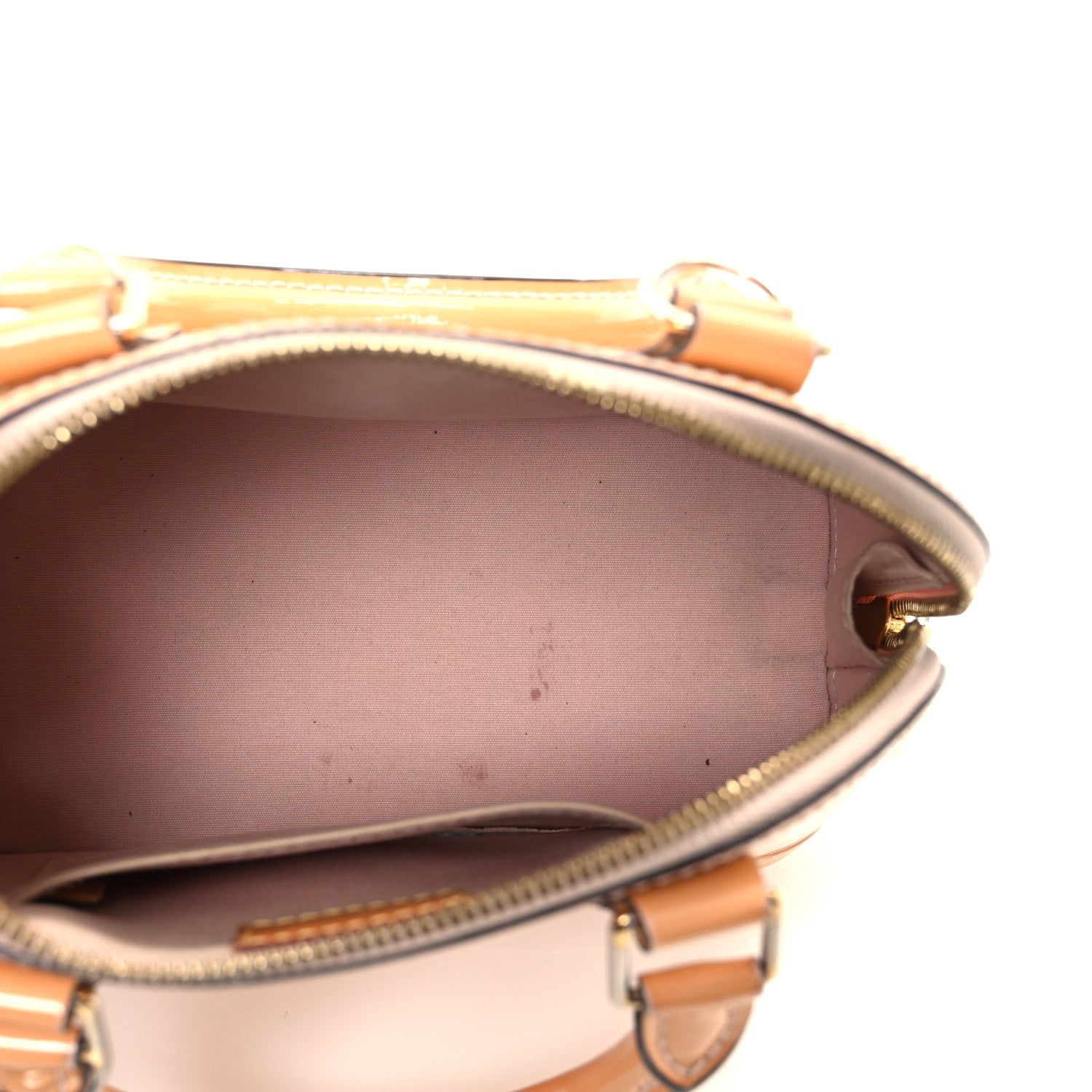 Louis Vuitton Vernis Alma BB Rose Velours 5 of 13