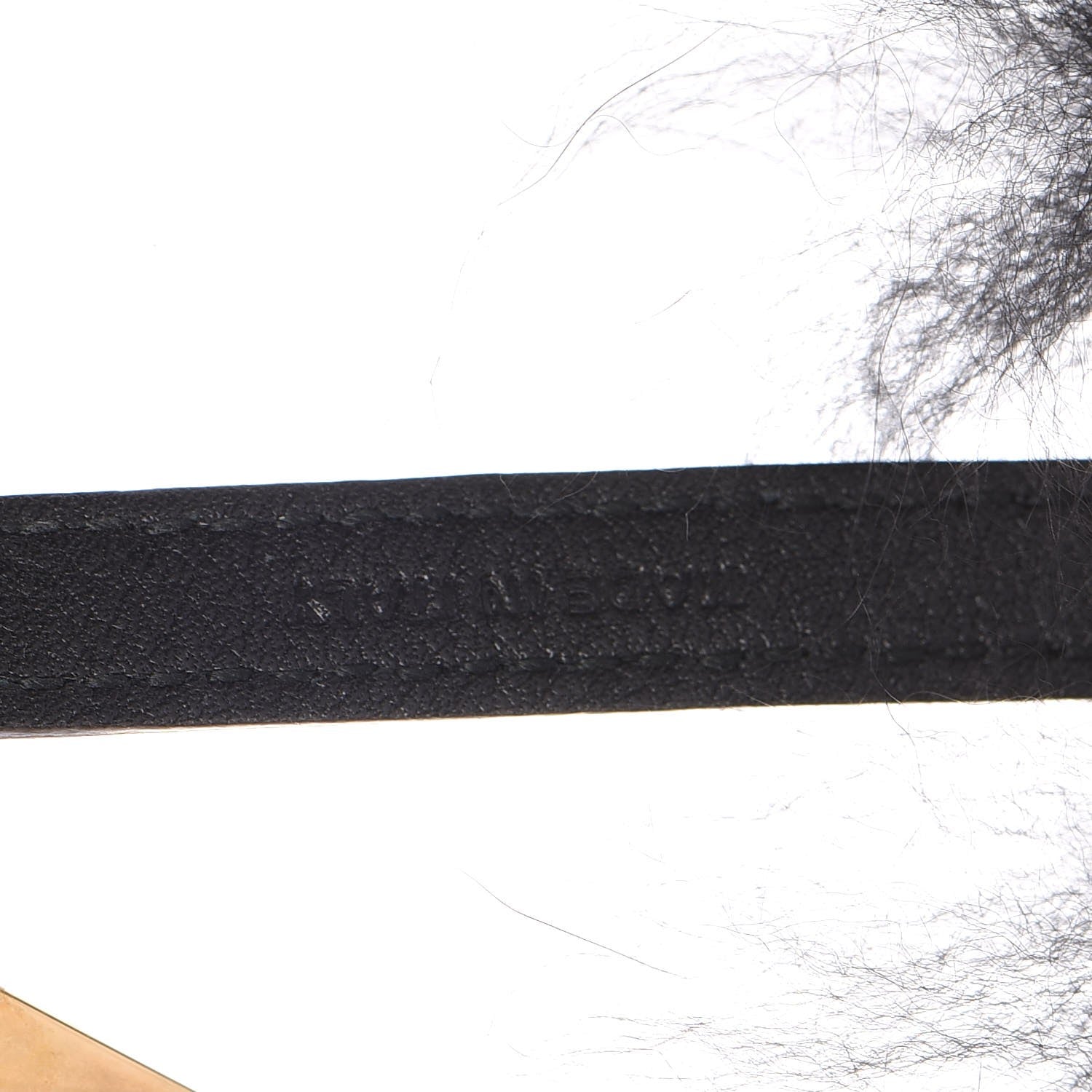 Fendi Fox Fur Hypnoteyes Key Ring Black 6 of 6
